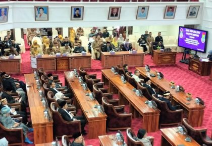Penetapan Maesyal - Intan Sebagai Bupati dan Wakil Bupati