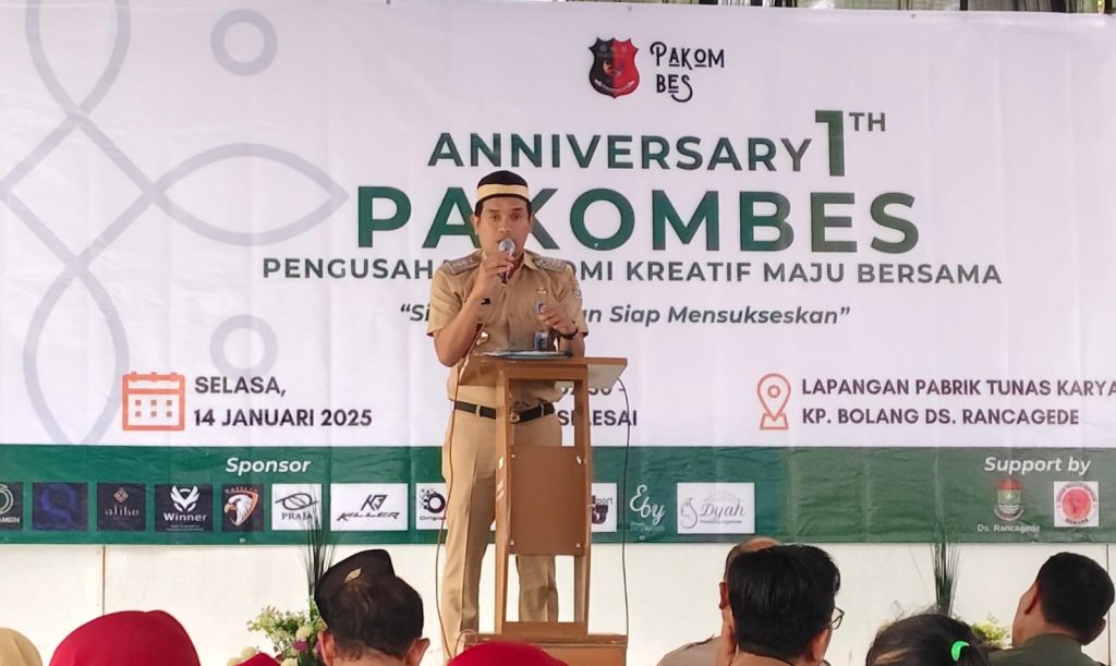Camat Mekar Baru Hadiri Milad Kesatu Pakombes