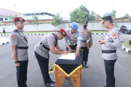 Kapolres Metro Tangerang Kota Lantik 9 Pejabat Baru