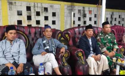 Babinsa 0602-09/Cikeusal Hadiri Isra' Mi'raj Nabi Muhammad SAW