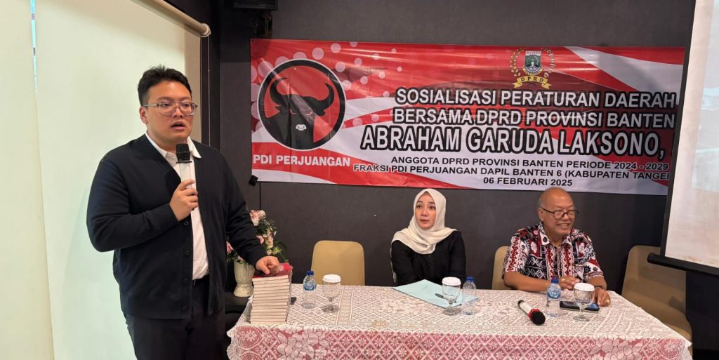 Abraham Garuda Laksono Sosialisasikan Raperda Jaminan Sosial Ketenagakerjaan di Tangerang