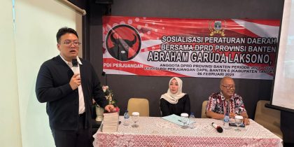 Abraham Garuda Laksono Sosialisasikan Raperda Jaminan Sosial Ketenagakerjaan di Tangerang