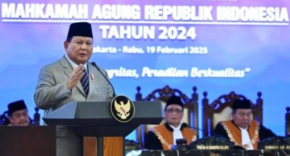 Presiden Prabowo Apresiasi Peran Hakim dalam Penegakan Hukum di Indonesia