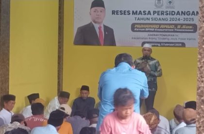 Warga Rajeg Hadiri Reses Masa Persidangan ke 2 Ketua Dewan Dapil 4