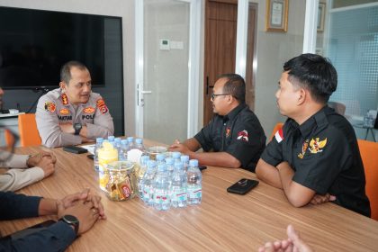 Squad Nusantara Tangerang Audiensi dengan Kapolres, Perkuat Sinergitas