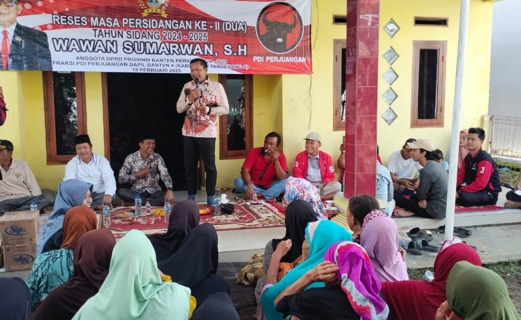 Wawan Sumarwan PDI Perjuangan Serap Aspirasi Warga Mauk dan Sukadiri