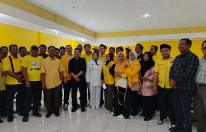 Wabup Tangerang Intan Nurul Hikmah Disambut Ratusan Kader Golkar