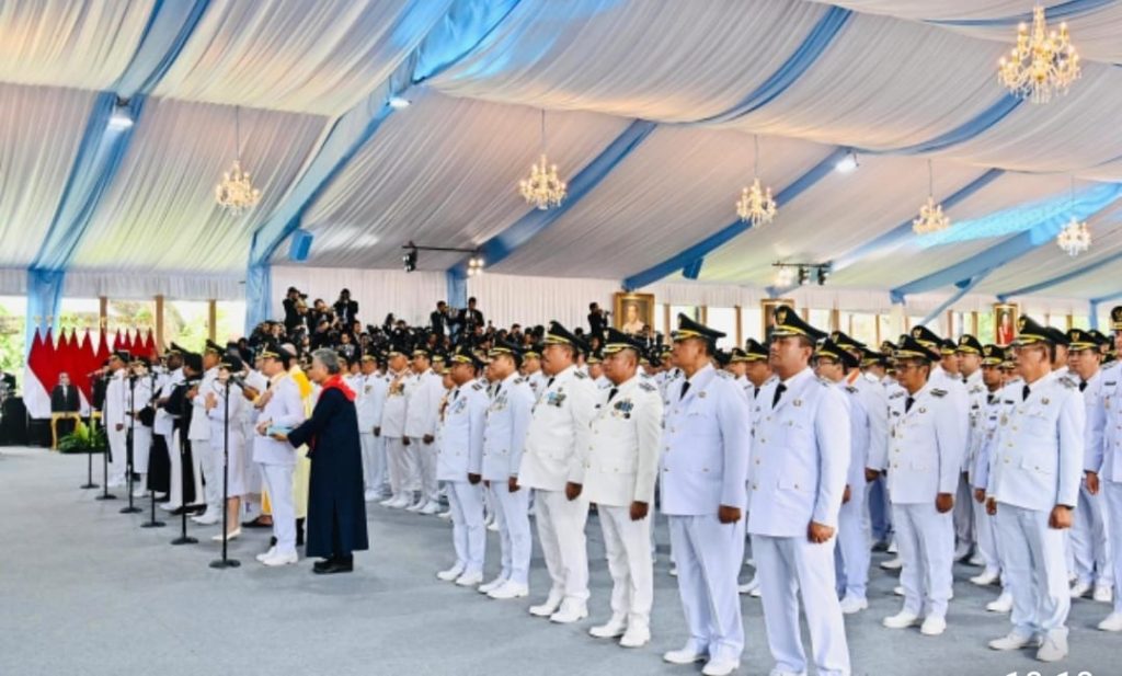 Presiden Prabowo Pimpin Pelantikan 961 Kepala Daerah, Siap Bangun Negeri