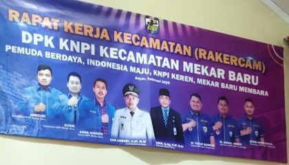 Rakercam KNPI Mekar Baru 2025: Pemuda Berdaya, Indonesia Maju
