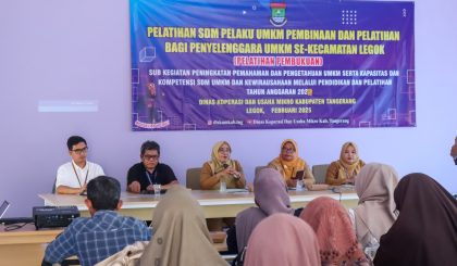 Pelatihan UMKM Kabupaten Tangerang: Tingkatkan SDM dan Kualitas Usaha