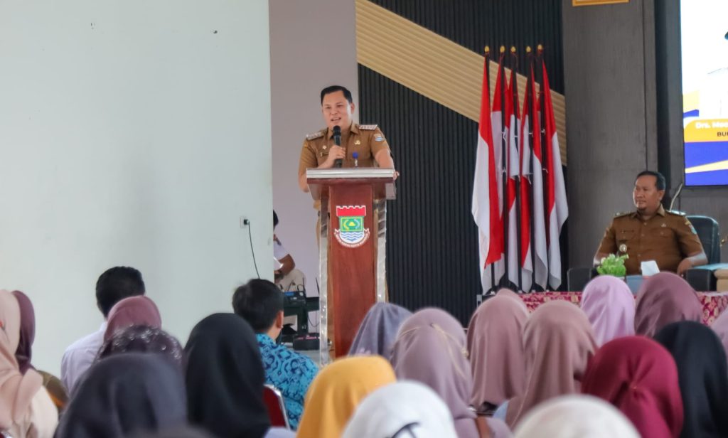 Upaya Kecamatan Cikupa Turunkan Stunting, 210 Ibu Hamil dan Balita Terima PMT