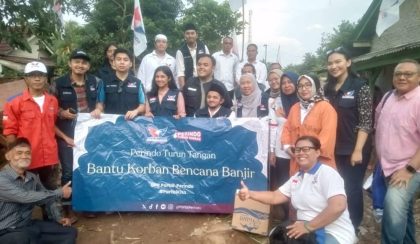 Partai Perindo Bantu Korban Banjir di Padarincang, Serang-Banten