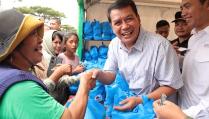 BPC HIPMI Gelar Bazar Sembako Murah, Bupati Tangerang Apresiasi Inisiatifnya