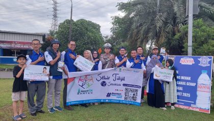 Relawan TIK Banten Kampanyekan Keselamatan Berkendara dan Sosialisasikan MudikPedia