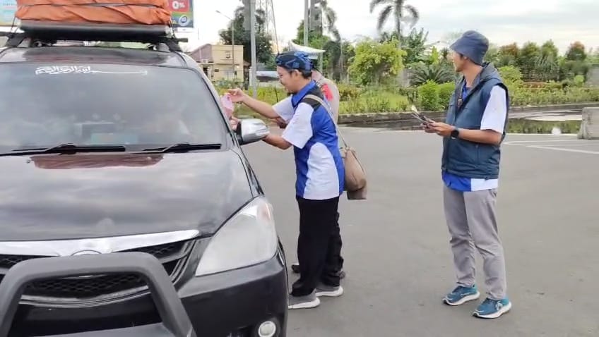 Relawan TIK Banten Kampanyekan Keselamatan Berkendara dan Sosialisasikan MudikPedia