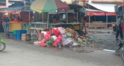 masalah pasar, infrastruktur pasar, sampah dan banjir, pasar tradisional Serang.