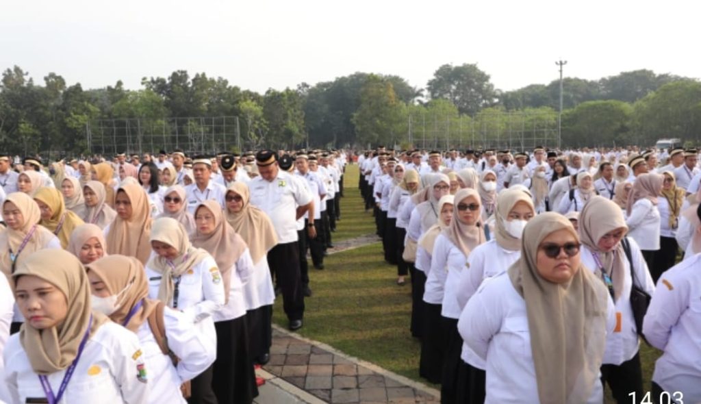 Pemkab Tangerang Gelar Apel Pagi dan Halal Bihalal, Fokus Tingkatkan Pelayanan Publik