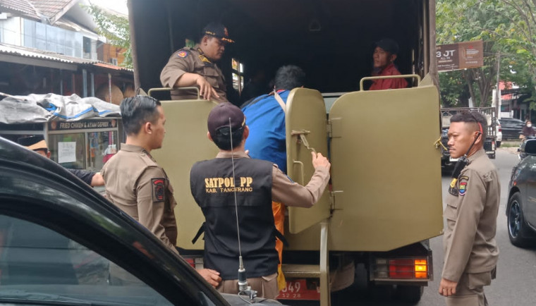 Operasi Penertiban PMKS di Tangerang: Satpol PP Bersama Dinas Sosial Wujudkan Ketertiban Umum