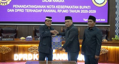 Nota Kesepakatan RPJMD 2025–2029 Resmi Ditandatangani Bupati dan DPRD Tangerang