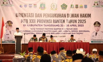MTQ XXII Banten 2025: 146 Dewan Hakim Siap Berlaga dengan Netralitas Tinggi