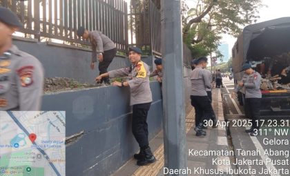 Pengamanan May Day 2025: Brimob Temukan Barang Mencurigakan di Area DPR/MPR