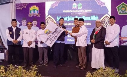 Keberangkatan Jemaah Haji Kota Serang 2025: Kloter JKG 23 Resmi Dilepas