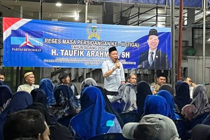 Taufik Arahman Bahas Sekolah Gratis & Infrastruktur di Reses DPRD Banten 2025