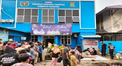 Perayaan Idul Adha 2025, PWI Kabupaten Tangerang Laksanakan Penyembelihan Hewan Kurban