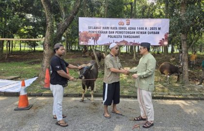 Bakti Sosial Polresta Tangerang dalam Perayaan Idul Adha 1446 Hijriah