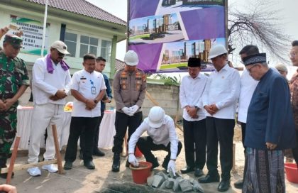 Gedung Mako Polsek Sepatan Mulai Dibangun, Bupati Maesyal Rasyid Resmikan
