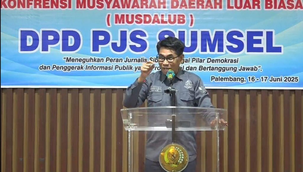 Edi Triono Terpilih Aklamasi sebagai Ketua DPD PJS Sumsel 2025–2030