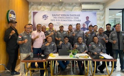 Rakerda Perdana PJS Sumut Bahas PO Kekerasan Jurnalis hingga UKW Oktober 2025