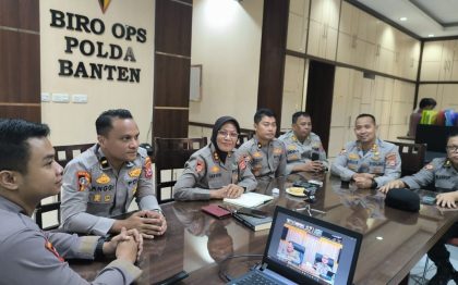 Polda Banten Gelar Anev Mingguan, Perkuat Operasi Patuh 2025 dan Stabilitas Kamtibmas