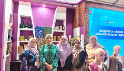 Produk Kerajinan Tangerang Dipuji Sri Tito Karnavian di Pameran Nasional