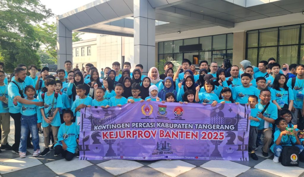 Kabupaten Tangerang Juara Umum Kejurprov Catur Banten 2025, Rebut 22 Medali