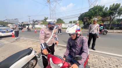 Operasi Patuh Maung 2025: Ditlantas Polda Banten Gelar Tilang di Tempat