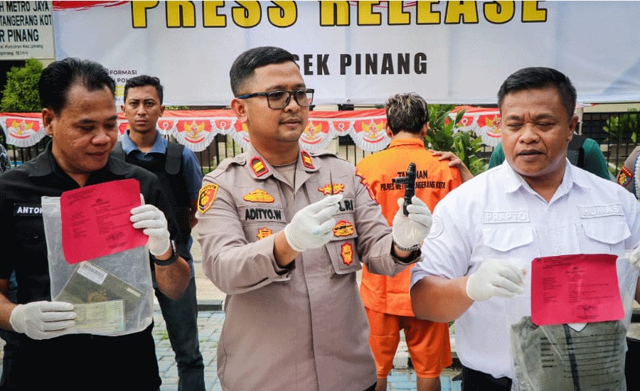 Polsek Pinang Bongkar Sindikat Curanmor Asal Rumpin, Dua Pelaku Ditangkap
