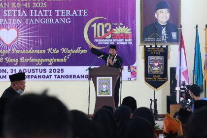 Tasyakuran Warga Baru PSHT Tangerang Angkatan 41, Bupati Dorong Sinergi dengan Pemerintah Daerah